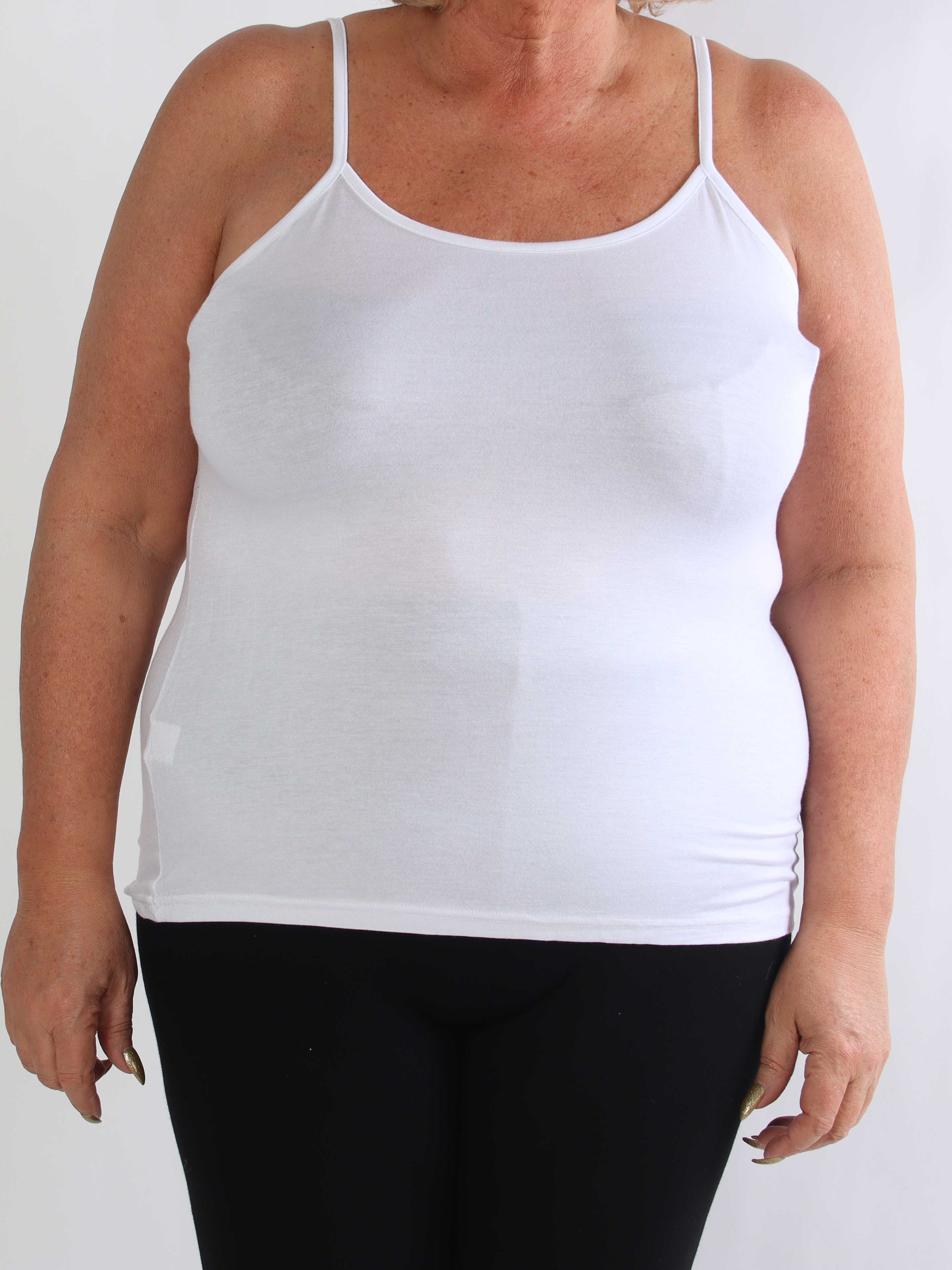 Fiona - Basis stroptop i blød viskose